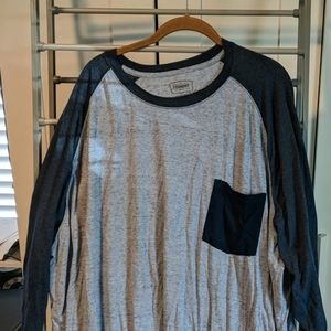 4XLT long sleeve pocket tee